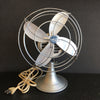 Vintage Aluminum Chrom-Ever Open Cage Desk Fan (c.1950s) - thirdshift