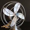 Vintage Aluminum Chrom-Ever Open Cage Desk Fan (c.1950s) - thirdshift