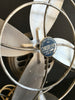 Vintage Aluminum Chrom-Ever Open Cage Desk Fan (c.1950s) - thirdshift