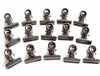 Small Metal Hinge Clips in Antique Nickel Finish (Set of 15) - thirdshift