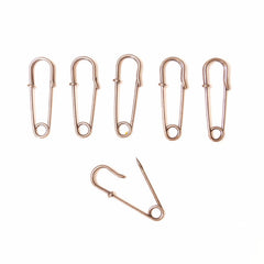 Metal Laundry Pin Style Pins in Antique Silver Finish (Set of 6) - thirdshift