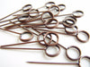 Metal Memo Pins in Antique Copper Finish (Set of 20) - thirdshift