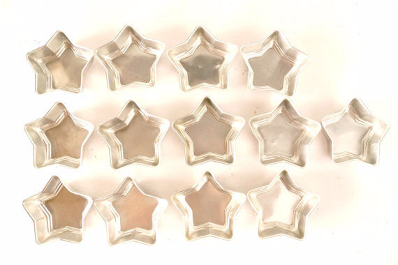 Vintage Star Baking Molds Aluminum Star Jello Molds Star 