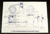 Vintage Star Wars Blueprint for Tractor Beam Generator Power Trench (c.1977) N15 - thirdshift