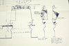 Vintage Star Wars Blueprint for Tractor Beam Generator Power Trench (c.1977) N15 - thirdshift