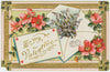 Digital Download "To My Valentine" Valentine's Day Postcard (c.1909) - Instant Download Printable - thirdshift
