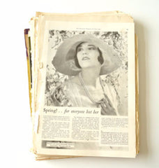 Vintage Magazine Ads Ephemera Pack of 130 Pages (c.1930s) - thirdshift