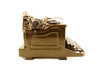 Vintage L C Smith Secretarial 8-11 Typewriter in Walnut Green (c.1934) - thirdshift