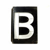 Vintage Metal Letter "B" Moonglo Marquee Sign, 13" tall (c.1900s) - thirdshift