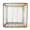 Vintage Metal Dairy Crate / Wire Milk Crate Bottle Basket "BF FT. WAYNE" (c1968s) - thirdshift