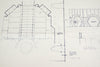 Vintage Star Wars Blueprint for Death Star Detention Block (c.1977) N14 - thirdshift