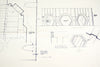 Vintage Star Wars Blueprint for Death Star Detention Block (c.1977) N14 - thirdshift