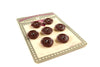 Vintage Dark Burgundy Buttons on Original Card, Set of 7 (c.1960s) - thirdshift