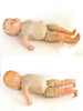 Vintage Sleepy Eye Composition Baby Doll with Molded Hair and Cloth Body, 22" (c.1920s) - thirdshift