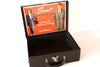 Vintage W.Z. Gibson Inc. Black Faux Leather Salesman Case, Original Illustration (c.1940s) - thirdshift