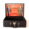 Vintage W.Z. Gibson Inc. Black Faux Leather Salesman Case, Original Illustration (c.1940s) - thirdshift