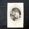 Vintage / Antique Print "Ianthe", a Young Woman at her Vanity (c.1800s) - thirdshift