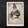 Vintage / Antique Print of a Young Woman titled "Carmen" (c.1800s) - thirdshift