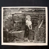Vintage / Antique Print of a Young Girl titled "Cosette" (c.1800s) - thirdshift