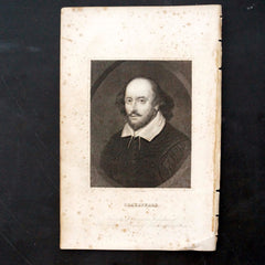 Vintage Engraving of William Shakespeare (c.1835) - thirdshift