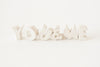 Vintage White Ceramic Push Pins "YOU and ME" (c.1940s) - thirdshift