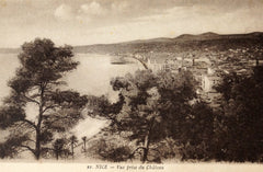 Vintage French Postcard (Carte Postale) NICE, Vue prise du Chateau (c.1900) - thirdshift