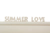 Vintage White Ceramic Push Pins "SUMMER LOVE" (c.1940s) - thirdshift