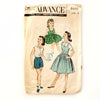 Vintage Advance Pattern 8660, Girls Jumper, Dress Sewing Pattern, Size 6 (c.1950s) - thirdshift