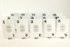 Vintage Number Cards / Table Number Cards with Flourish, #1-15 (c.1960s) - thirdshift
