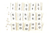 Vintage Number Cards / Table Number Cards with Art Deco Border, #1-15 (c.1930s) - thirdshift