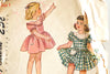 Vintage Simplicity Pattern 2529, Child's One-Piece Dress and Panties, Size 1 (c.1940s) - thirdshift