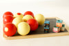 Vintage Vitalite Pool Balls Snooker Balls in Original Box, Made in England (c.1970s) - thirdshift
