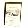 Vintage Rover Seventy Five 75 Original Print Ad, Period Paper (1952) - thirdshift