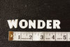 Vintage White Ceramic Push Pins "WONDER" (c.1940s) - thirdshift