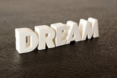 Vintage White Ceramic Push Pins "DREAM" (c.1940s) - thirdshift