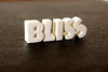 Vintage White Ceramic Push Pins "BLISS" (c.1940s) - thirdshift