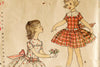 Vintage Simplicity Pattern 1500 Child's One-Piece Dress with Petticoat, Size 5 (c.1950s) - thirdshift