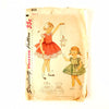 Vintage Simplicity Pattern 3808 Child's One-Piece Dress Mother Daughter, Size 6 (c.1950s) - thirdshift