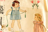Vintage Simplicity Pattern 1917, Child's One-Piece Dress, Size 3 (c.1940s) - thirdshift