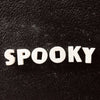 Vintage White Ceramic Push Pins "SPOOKY" (c.1940s) - thirdshift