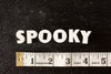 Vintage White Ceramic Push Pins "SPOOKY" (c.1940s) - thirdshift