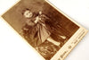 Antique Photograph Cabinet Card of Girl from Wisconsin, Violet Orissa Specht (c1890s) - thirdshift