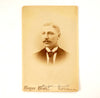 Antique Photograph Cabinet Card of Man from Wisconsin, Dr. John Specht (c1890s) - thirdshift