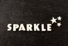 Vintage White Ceramic Push Pins "SPARKLE" (c.1940s) - thirdshift