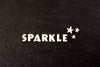 Vintage White Ceramic Push Pins "SPARKLE" (c.1940s) - thirdshift
