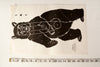 Vintage Black Bear Shooting Target, 11 x 17 inches (c.1970s) - thirdshift