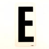 Vintage Industrial Marquee Sign Letter "E", Black on Clear Acrylic, 10" tall (c.1970s) - thirdshift