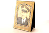 Antique Colorized Photograph of World War I Officer in Folder/Frame (c.1940s) - thirdshift