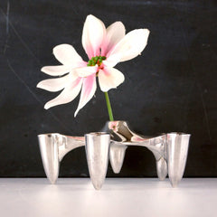 Vintage Silver Plate Candle Holder by Dansk Designs (c.1960s) - thirdshift