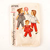 Vintage Simplicity Pattern 3725, Toddler's Pants and Top, Complete Toddler Size 2 (c.1950s) - thirdshift